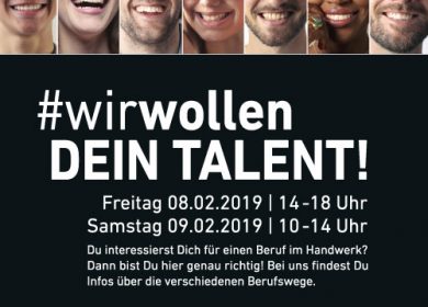 werhalle Flyer Talentage